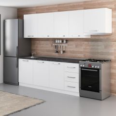 Minar 275 Cm Mutfak Dolabı Beyaz 275-B7