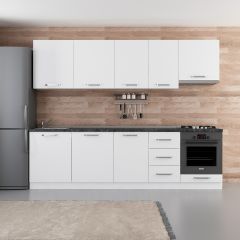 Minar 275 Cm Mutfak Dolabı Beyaz 275-B8