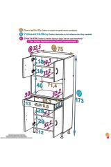 Nordi 4 Kapak 2 Raflı Beyaz Dolap 75x173x32,5 cm Çekmeceli Çok Amaçlı Banyo/Mutfak Dolabı