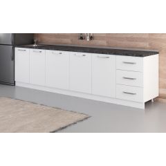 Minar 300 Cm Mutfak Dolabı Beyaz 300-B1-Alt Modül