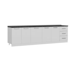 Minar 300 Cm Mutfak Dolabı Beyaz 300-B1-Alt Modül