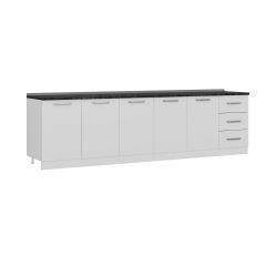 Minar 300 Cm Mutfak Dolabı Beyaz 300-B2-Alt Modül