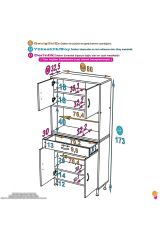 Artex 80 cm Yüksek Organizasyonlu Boy Dolabı 80x173x32,5 cm Beyaz Banyo/Mutfak Dolabı