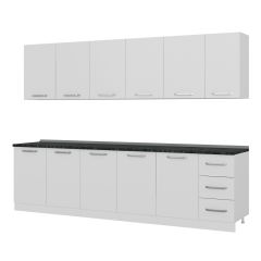 Minar 290 Cm Mutfak Dolabı Beyaz 290-B2