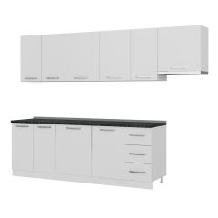 Minar 290 Cm Mutfak Dolabı Beyaz 290-B4