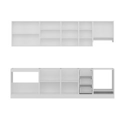 Minar 290 Cm Mutfak Dolabı Beyaz 290-B5