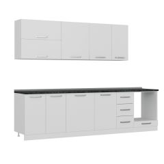 Minar 290 Cm Mutfak Dolabı Beyaz 290-B6