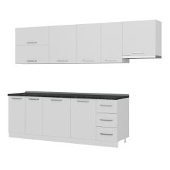 Minar 290 Cm Mutfak Dolabı Beyaz 290-B7