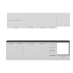 Minar 290 Cm Mutfak Dolabı Beyaz 290-B8