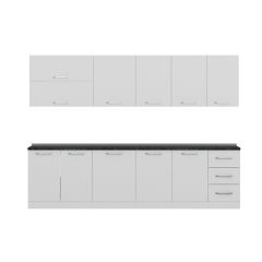 Minar 295 Cm Mutfak Dolabı Beyaz 295-B1