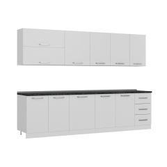 Minar 295 Cm Mutfak Dolabı Beyaz 295-B1