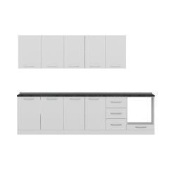 Minar 295 Cm Mutfak Dolabı Beyaz 295-B3