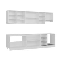 Minar 295 Cm Mutfak Dolabı Beyaz 295-B5