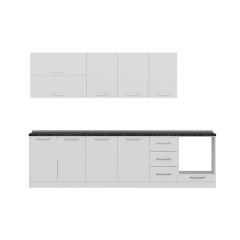 Minar 295 Cm Mutfak Dolabı Beyaz 295-B6