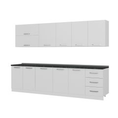 Minar 300 Cm Mutfak Dolabı Beyaz 300-B1