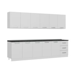 Minar 300 Cm Mutfak Dolabı Beyaz 300-B2