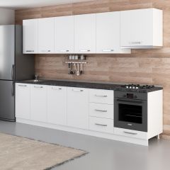 Minar 300 Cm Mutfak Dolabı Beyaz 300-B6