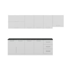 Minar 300 Cm Mutfak Dolabı Beyaz 300-B8