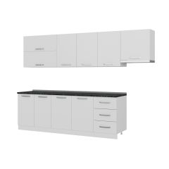 Minar 300 Cm Mutfak Dolabı Beyaz 300-B8