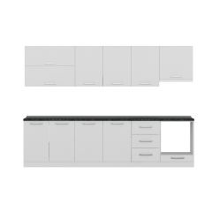 Minar 300 Cm Mutfak Dolabı Beyaz 300-B9