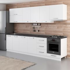 Minar 300 Cm Mutfak Dolabı Beyaz 300-B9