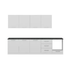 Minar 300 Cm Mutfak Dolabı Beyaz 300-B10