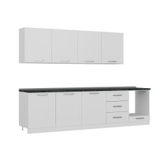 Minar 300 Cm Mutfak Dolabı Beyaz 300-B10