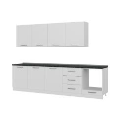 Minar 300 Cm Mutfak Dolabı Beyaz 300-B10