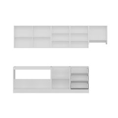 Minar 300 Cm Mutfak Dolabı Beyaz 300-B11