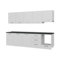 Minar 300 Cm Mutfak Dolabı Beyaz 300-B12