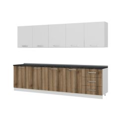 Minar 300 Cm Mutfak Dolabı Beyaz Dore 300-D3