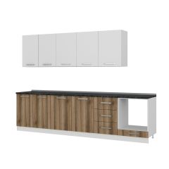 Minar 300 Cm Mutfak Dolabı Beyaz Dore 300-D4