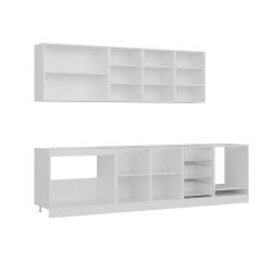 Minar 300 Cm Mutfak Dolabı Beyaz Dore 300-D4