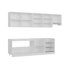 Minar 300 Cm Mutfak Dolabı Beyaz Dore 300-D11