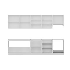 Minar 300 Cm Mutfak Dolabı Beyaz Dore 300-D12