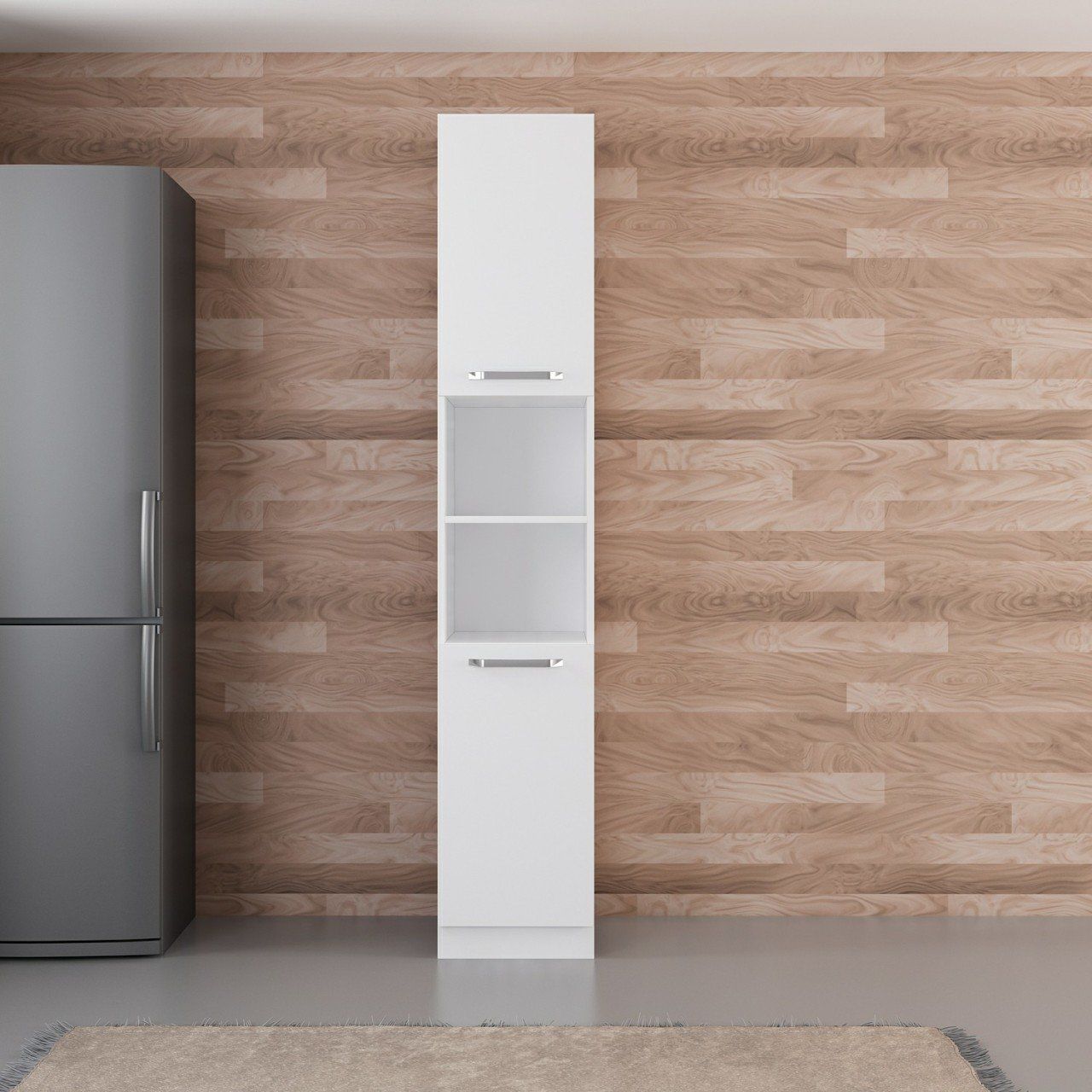 Minar 40 Cm Mutfak Boy Dolabı - Beyaz D40-B2