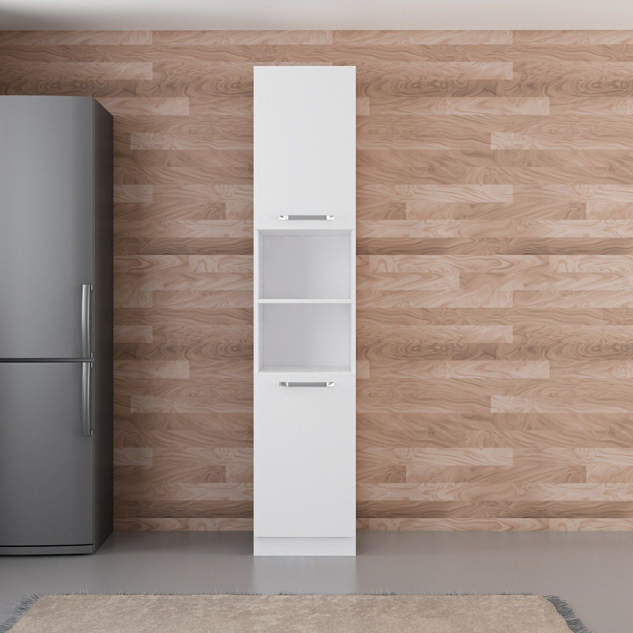 Minar 45Cm Mutfak Boy Dolabı - Beyaz D45-B2