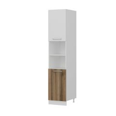 Minar 45 Cm Mutfak Boy Dolabı - Beyaz/Dore D45-D2