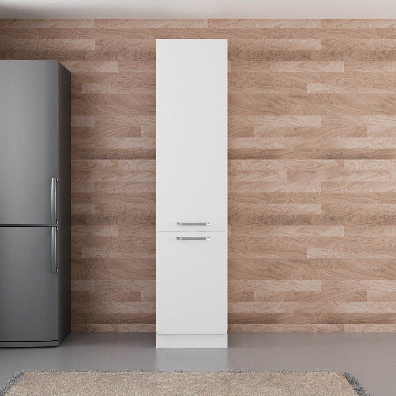 Minar 50 Cm Mutfak Boy Dolabı - Beyaz D50-B1