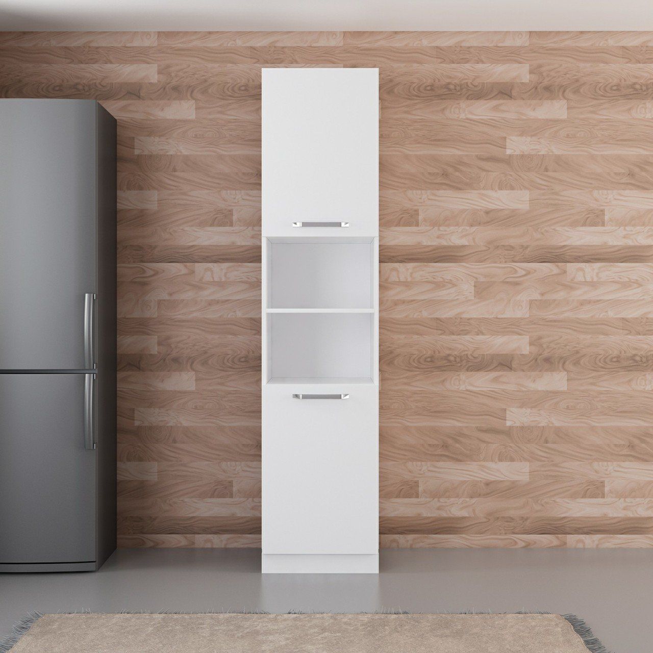 Minar 50 Cm Mutfak Boy Dolabı - Beyaz D50-B2