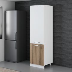 Minar 60 Cm Mutfak Boy Dolabı - Beyaz/Dore D60-D1