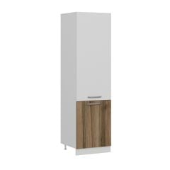 Minar 60 Cm Mutfak Boy Dolabı - Beyaz/Dore D60-D1