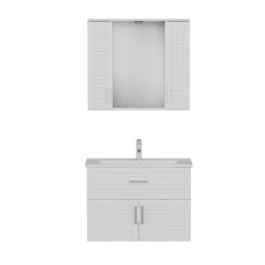 Vera Banyo Dolabı 85Cm Ay2K1Ç+2K1A+Etj Beyaz